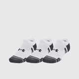 Under Amour Unisex PERFORMANCE COTTON 3PK MID White | On Air Studio