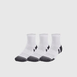 Under Amour Unisex PERFORMANCE COTTON 3PK MID White | On Air Studio