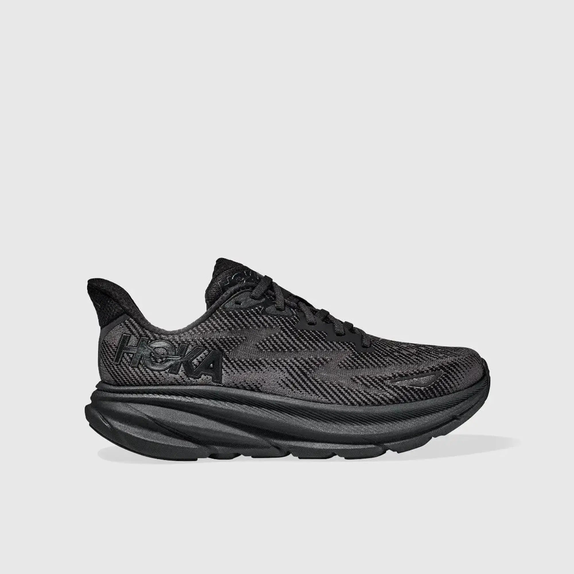 Hoka Men's CLIFTON 9 Black - Air Studio