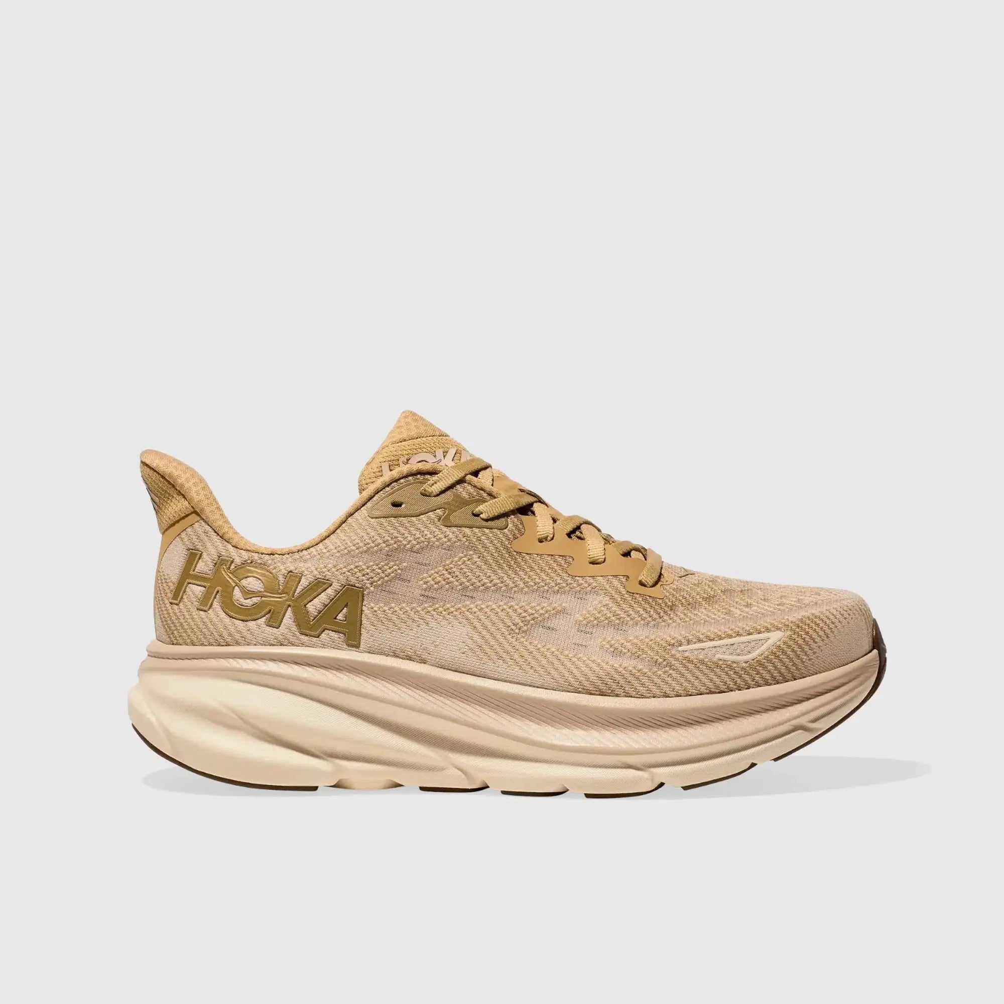 Hoka Men's CLIFTON 9 Wheat Shifting Sand - Air Studio