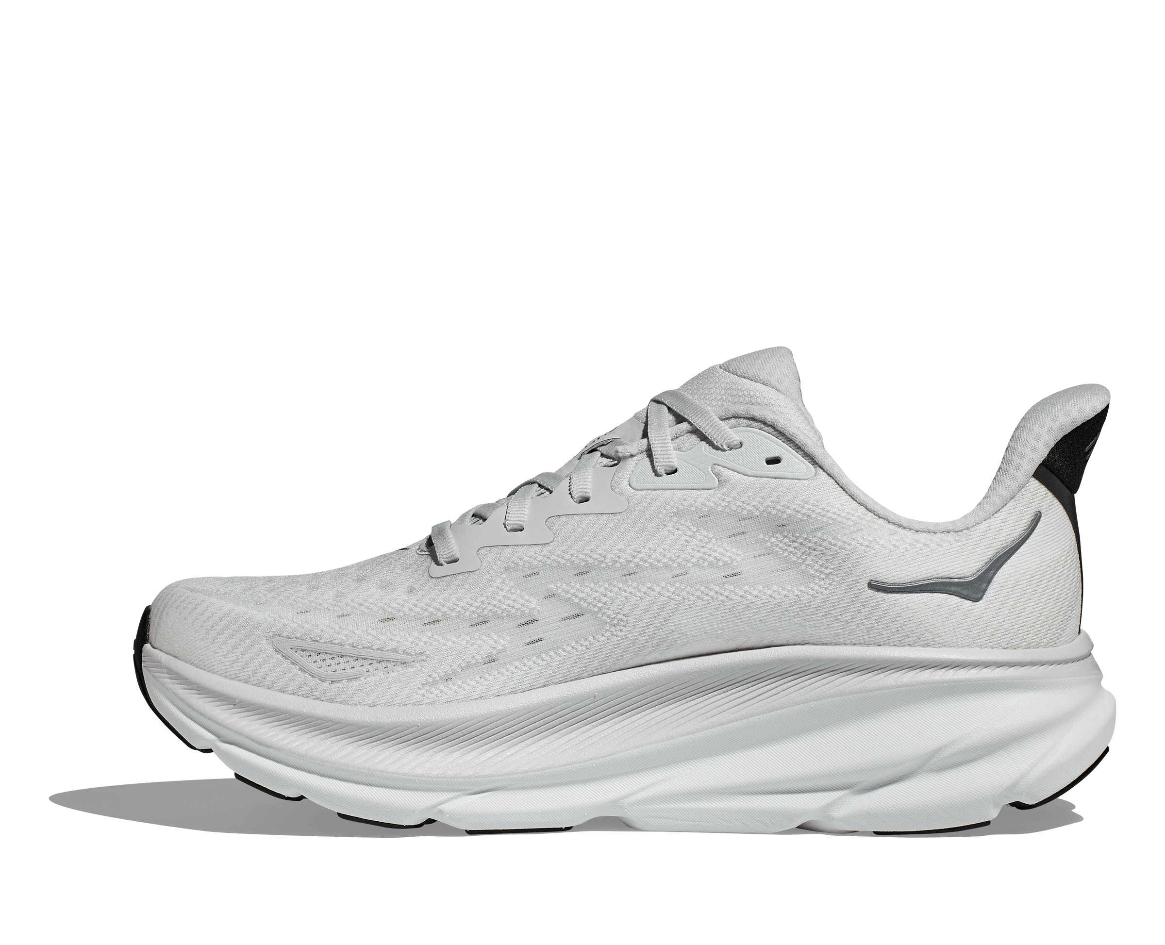 Hoka Men's M CLIFTON 9 White Silver - Air Studio