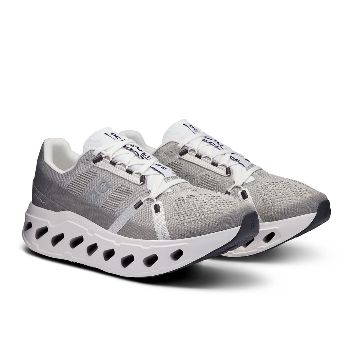 Men's On Cloudeclipse running shoe in Alloy and White color combination