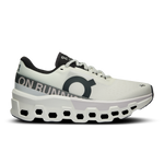 Women's On Cloudmonster 2 running shoe in white frost color combination.