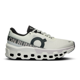 Women's On Cloudmonster 2 running shoe in white frost color combination.