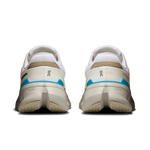 Women's On Cloudrunner 2 running shoe in White and Horizon color combination