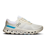 Women's On Cloudrunner 2 running shoe in White and Horizon color combination