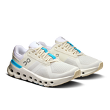 Women's On Cloudrunner 2 running shoe in White and Horizon color combination