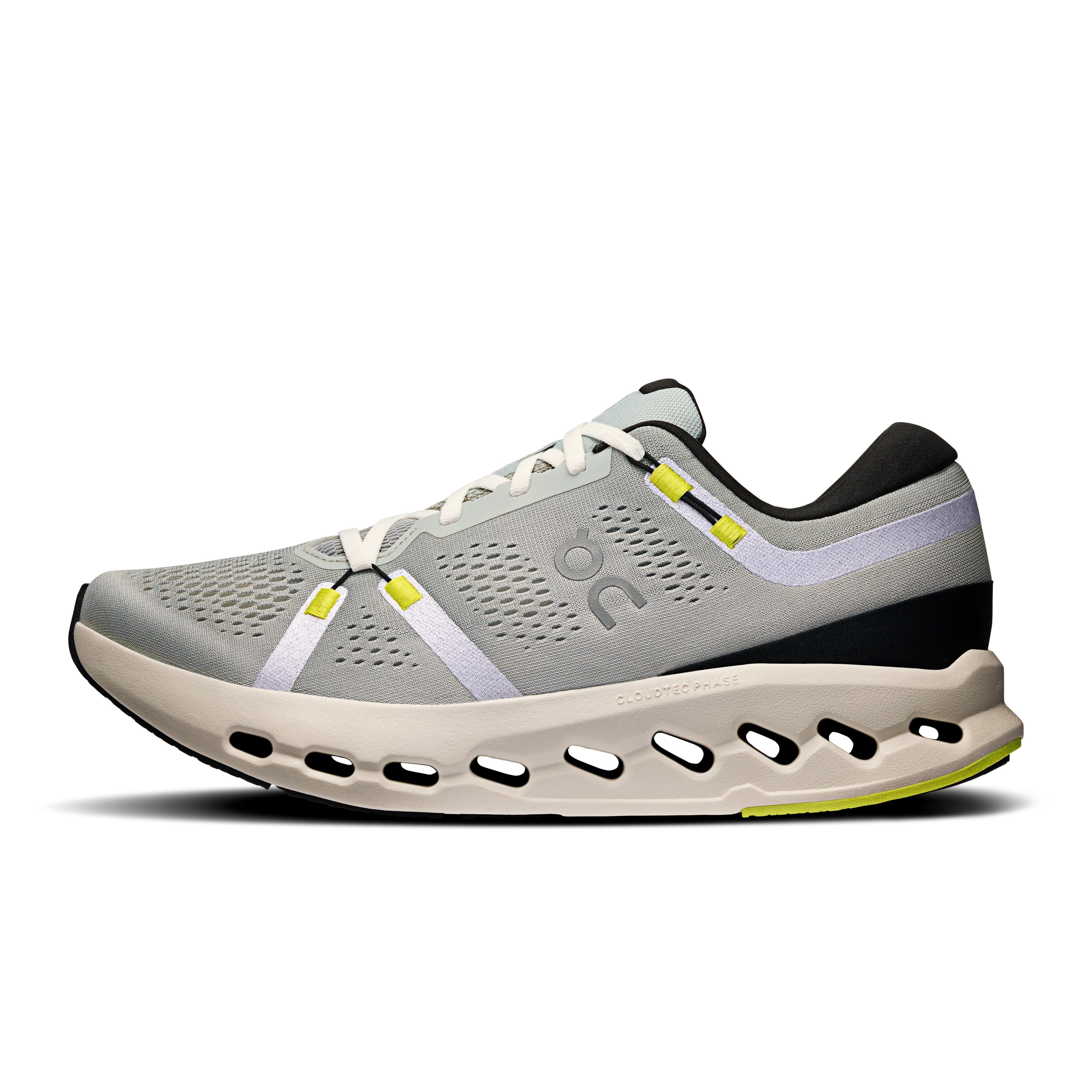 Men's On Cloudsurfer 2 running shoe in Glacier and Ivory color combination